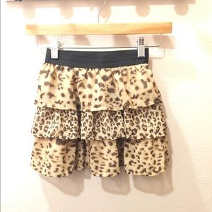 Children’s place 7 / 8 three tiered cheetah print